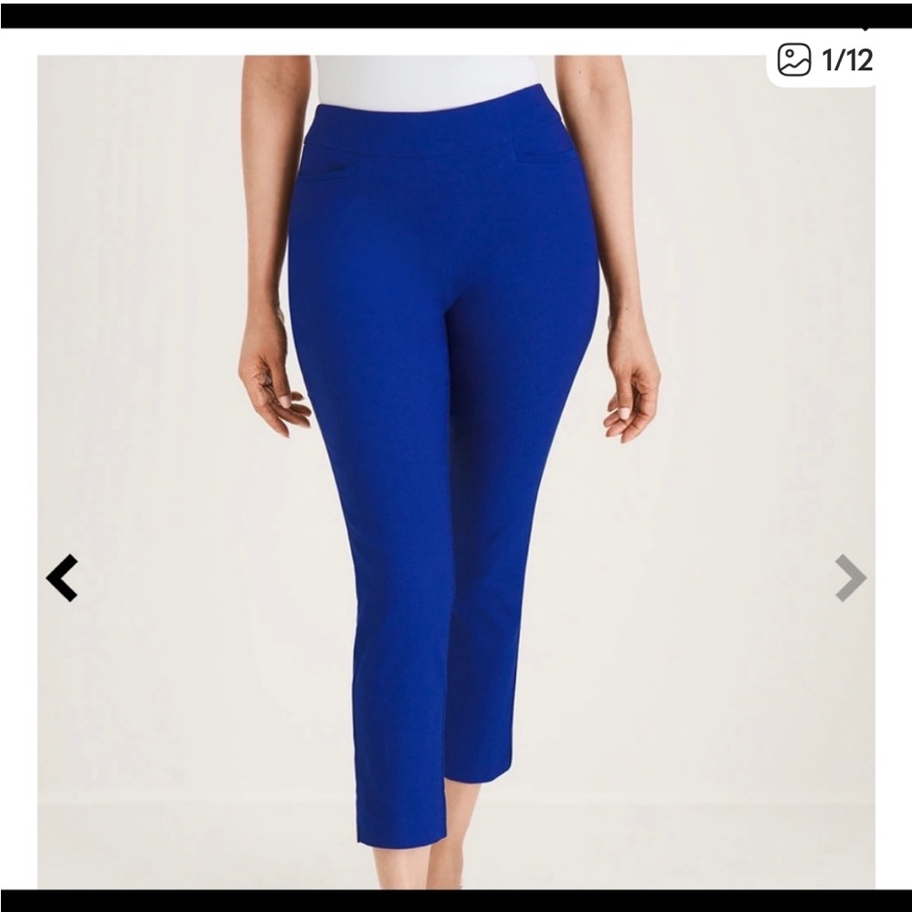 Chico's So Slimming Ankle Pants in Rich Blue